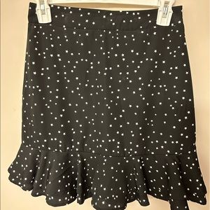 Altar’d State star print ruffle skirt